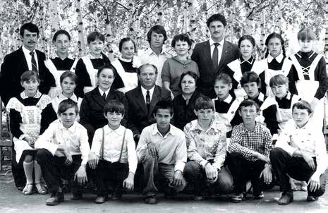 Чета Шарафутдиновых со школьниками, 26 мая 1986 года