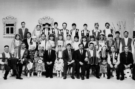Камышлинские артисты на телевидении Казани, 1989 год
