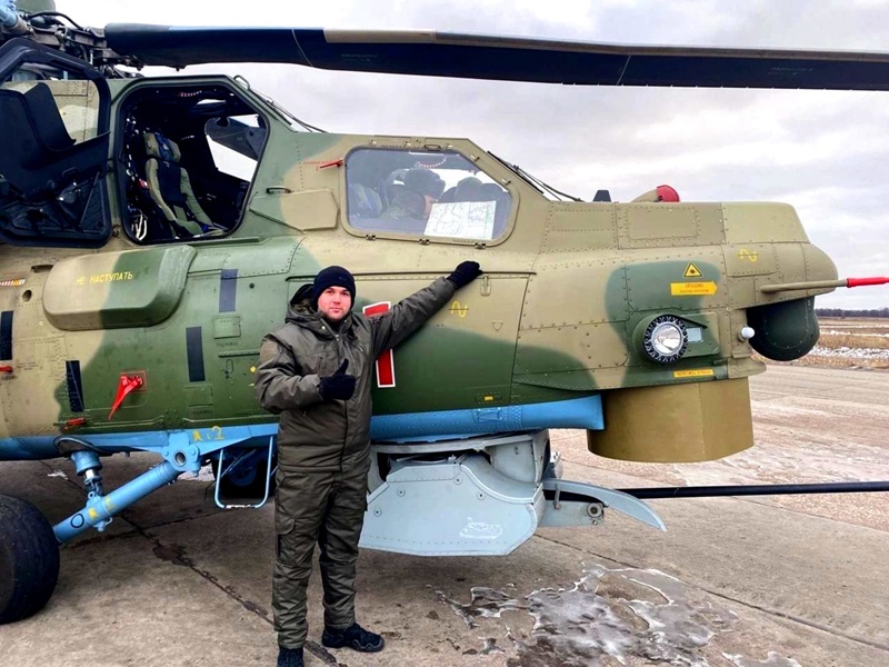 У вертолета